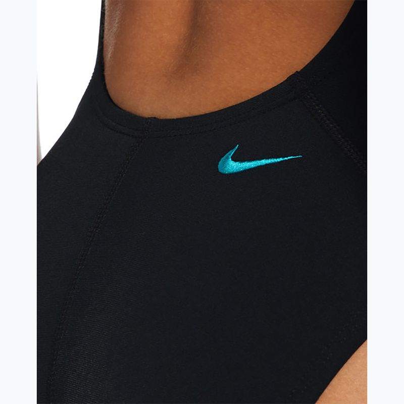 Дамски бански костюм от една част Nike Hydrastrong 3D Swoosh Fastback black 5