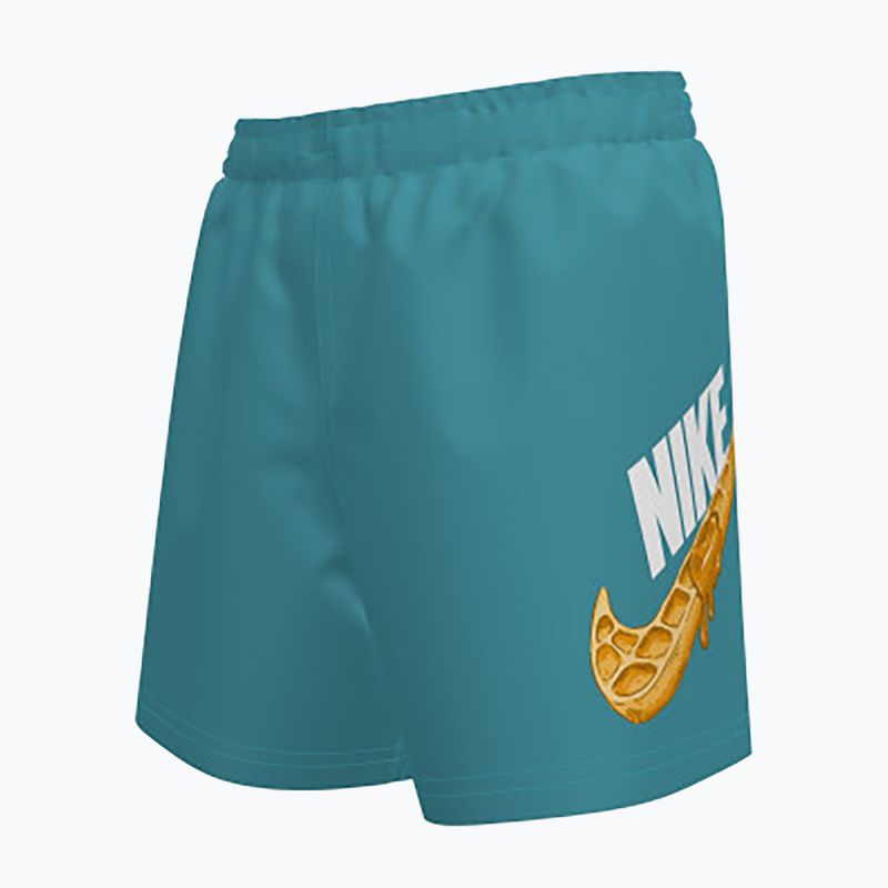 Детски бански шорти Nike Swoosh Waffle 4" Volley dusty cactus