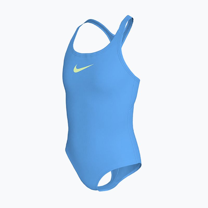Детски бански от една част Nike Essential Racerback university blue 3
