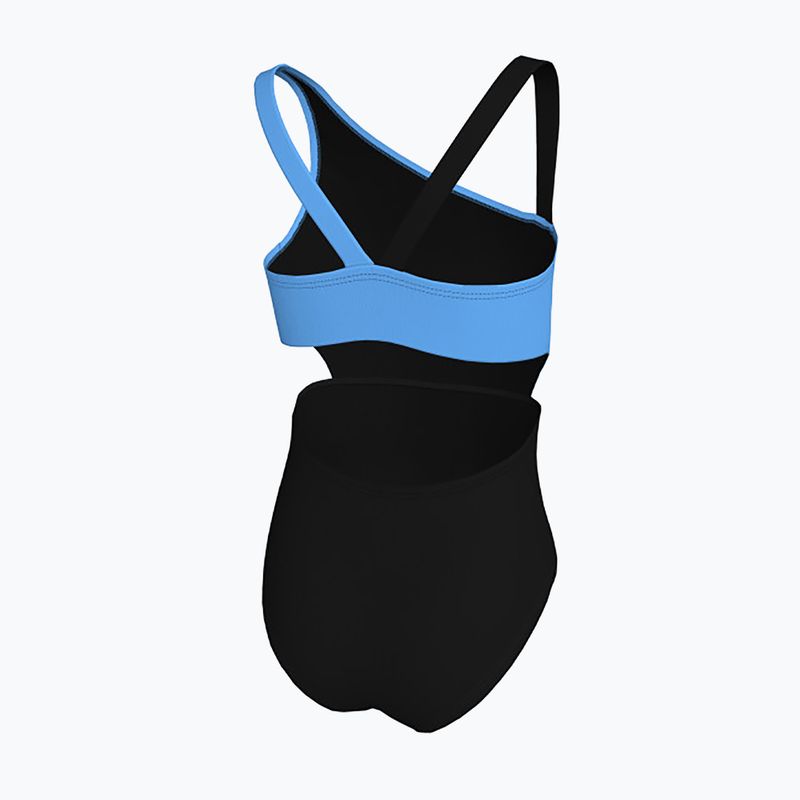 Детски бански костюм Nike Color Block Asymmetrical Monokini Black 2