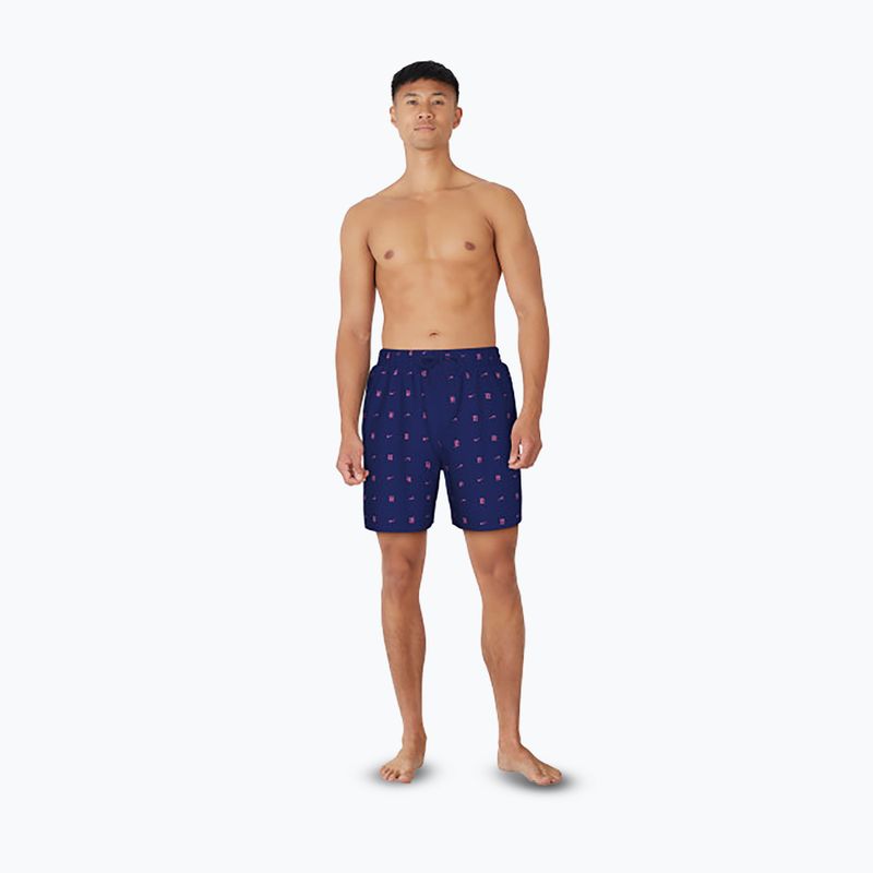 Мъжки бански шорти Nike Luxe Letter 7" Volley midnight navy 2