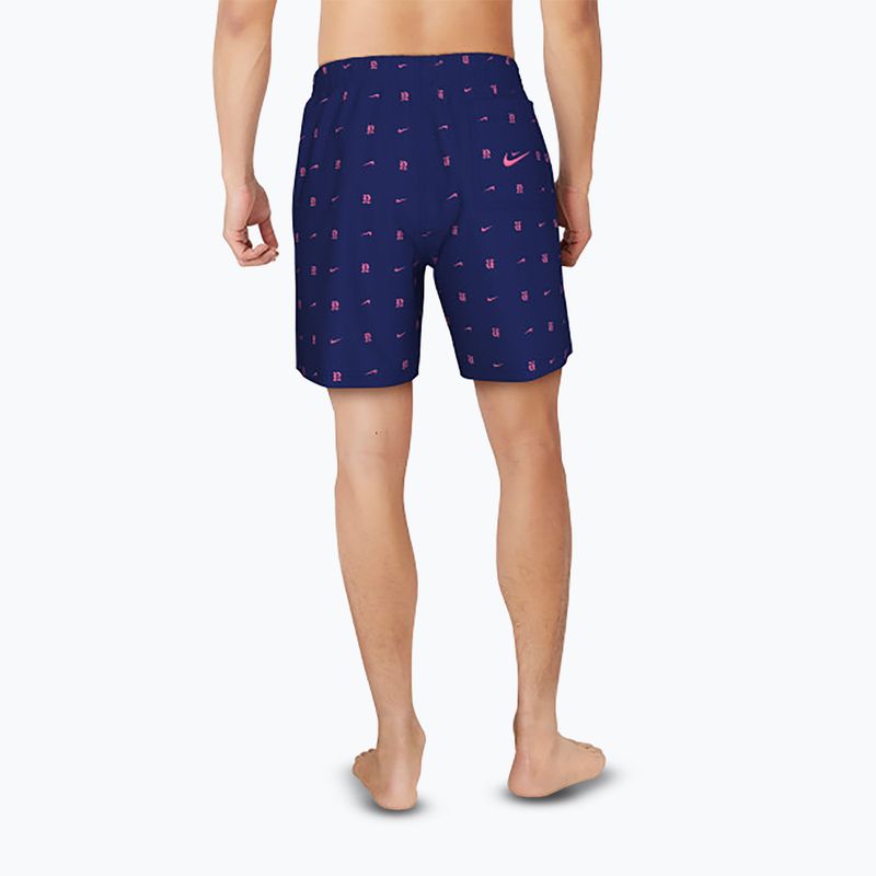 Мъжки бански шорти Nike Luxe Letter 7" Volley midnight navy 3