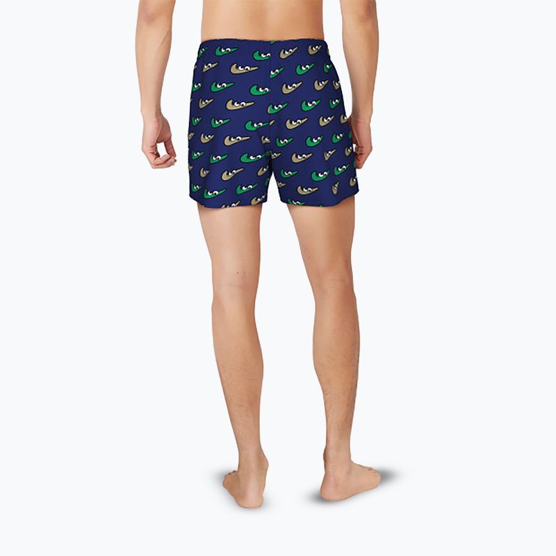 Мъжки бански шорти Nike Multi Print 5" Volley midnight navy 6