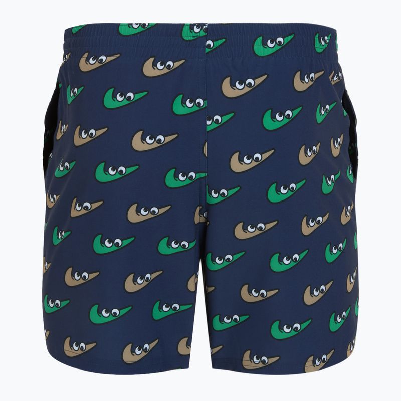Мъжки бански шорти Nike Multi Print 5" Volley midnight navy 2