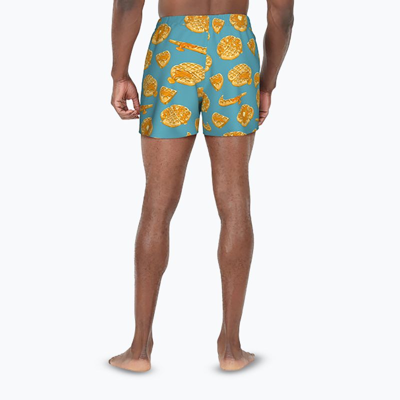Мъжки къси панталони за плуване Nike Multi Print 5" Volley dusty cactus 3