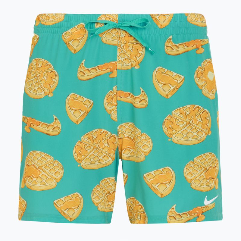 Мъжки къси панталони за плуване Nike Multi Print 5" Volley dusty cactus