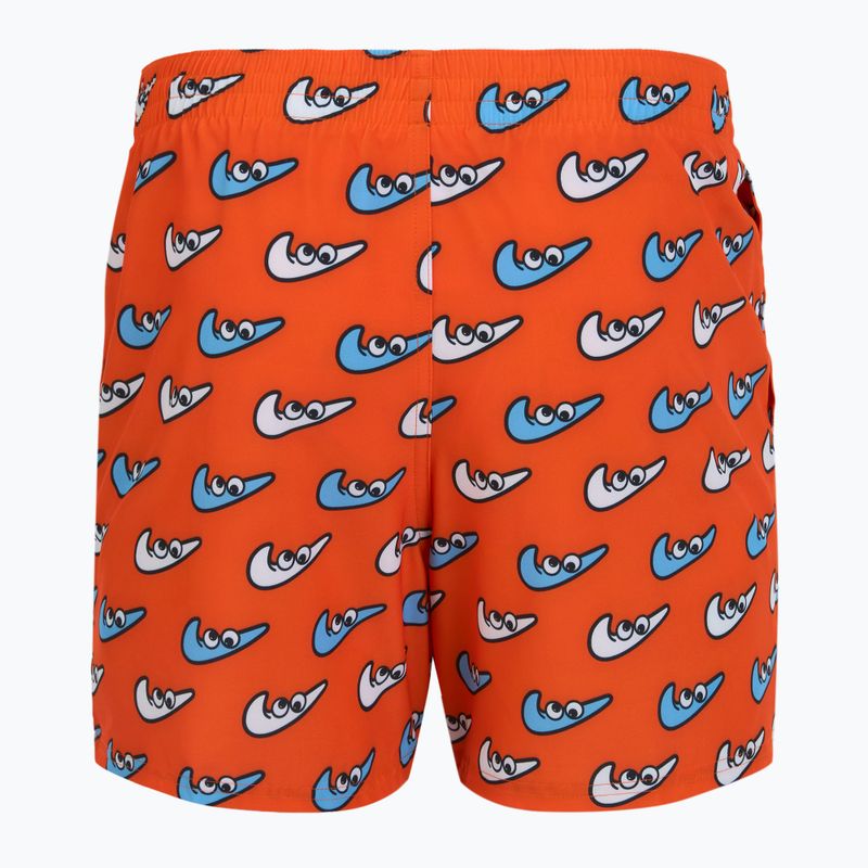 Мъжки бански шорти Nike Multi Print 5" Volley orange blaze 2