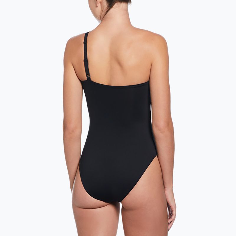 Дамски бански костюм от една част Nike Essential Asymmetrical black 3