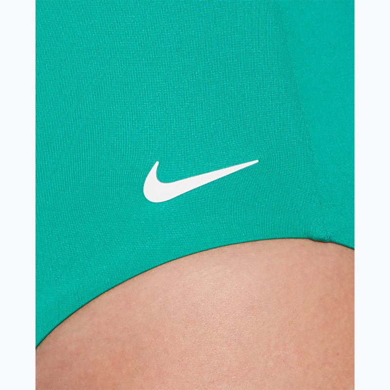 Дамски бански от една част Nike Essential V-Neck stadium green 4