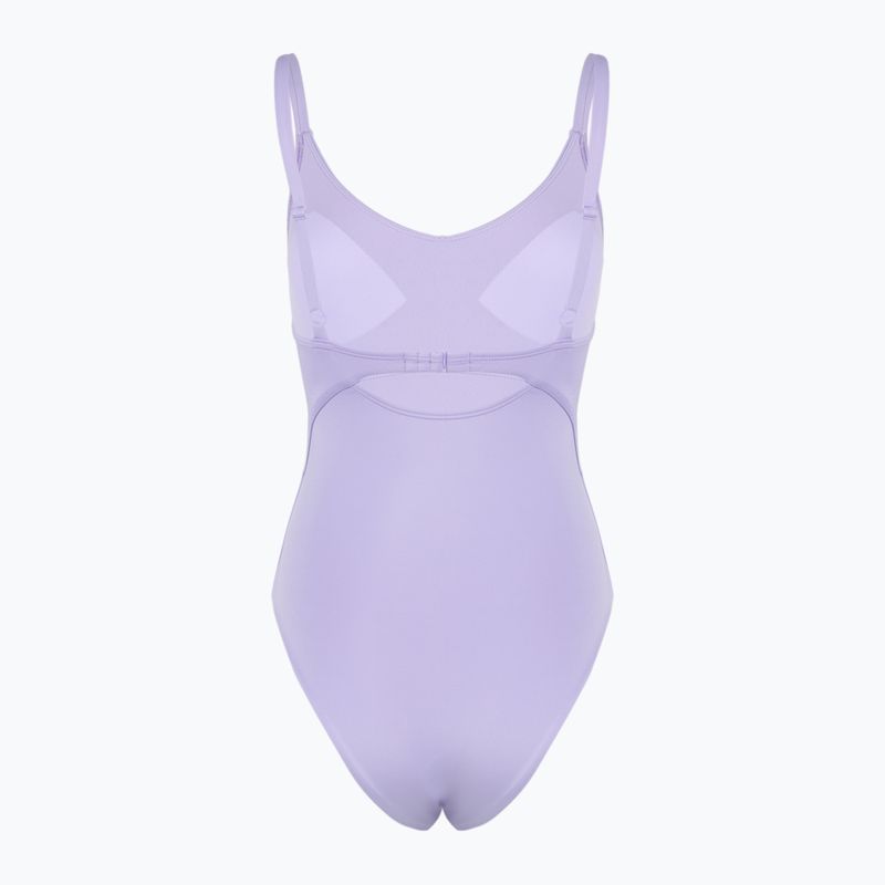 Дамски бански костюм от една част Nike Essential V-Neck hydrangeas 2