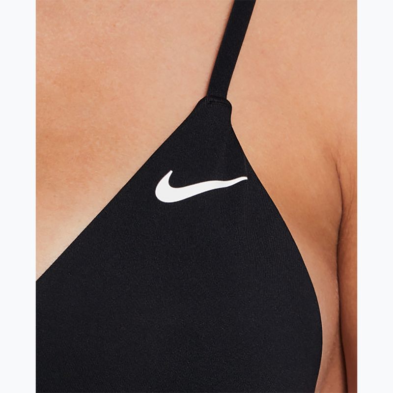 Nike Essential Триъгълни бикини Горна част на бански костюм black 4