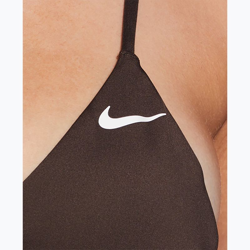 Nike Essential Triangle Bikini Горна част на бански костюм бароково кафяво 4
