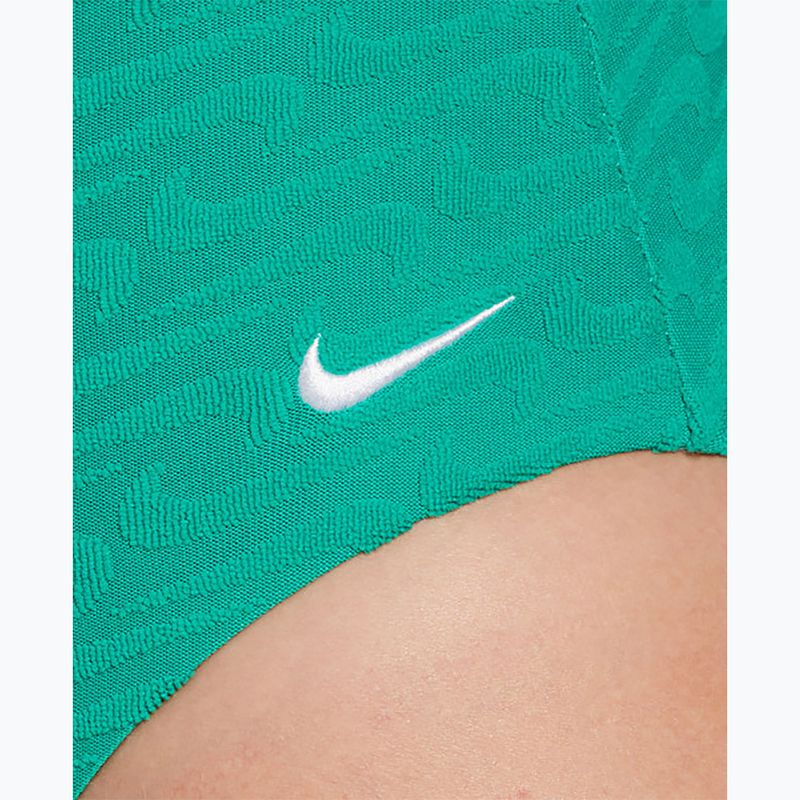 Дамски бански от една част Nike Swoosh Link Y-Back stadium green 4