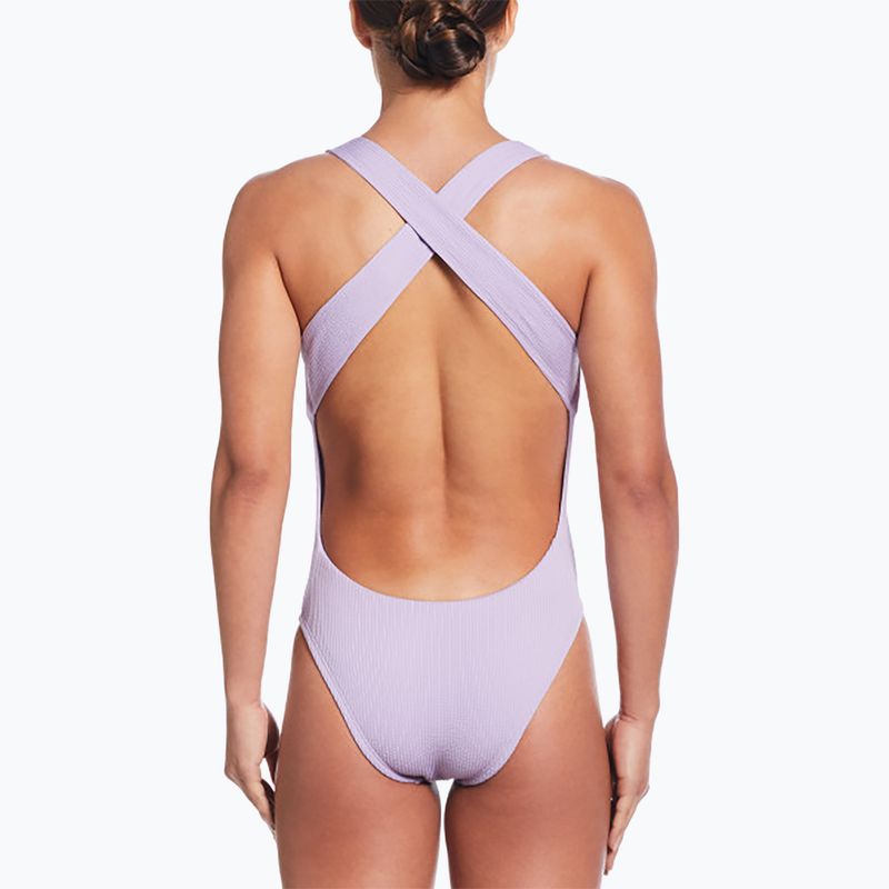 Дамски бански от една част Nike Elevated Essential Crossback hydrangeas 3