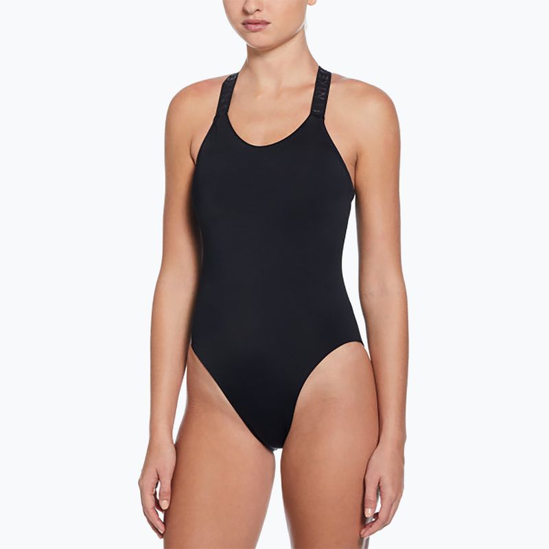 Дамски бански костюм от една част Nike Hydralock Fusion Racerback black 4