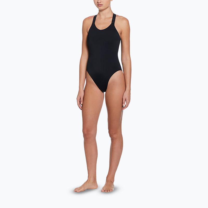 Дамски бански костюм от една част Nike Hydralock Fusion Racerback black 5