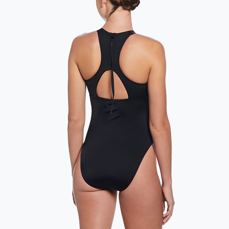 Дамски бански костюм от една част Nike Hydralock Fusion Racerback black 6