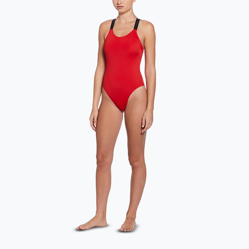 Дамски бански костюм от една част Nike Hydralock Fusion university red 2