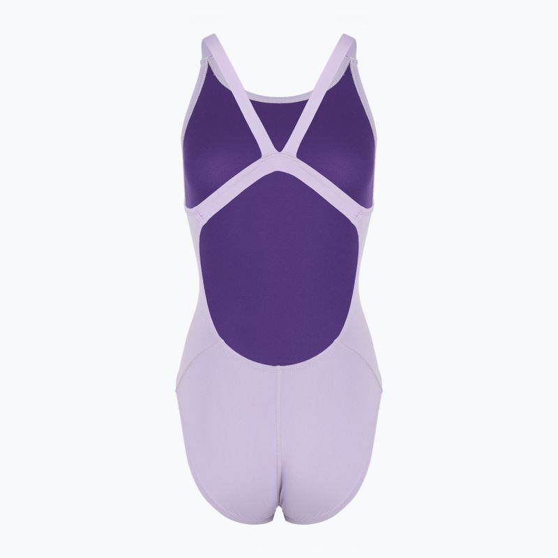 Дамски бански костюм от една част Nike Hydrastrong Solid Fastback hydrangeas 2