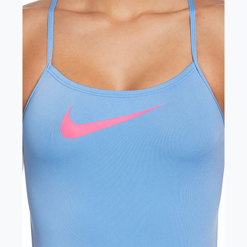 Дамски бански костюм от една част Nike Hydrastrong Adjustable Crossback university blue 4