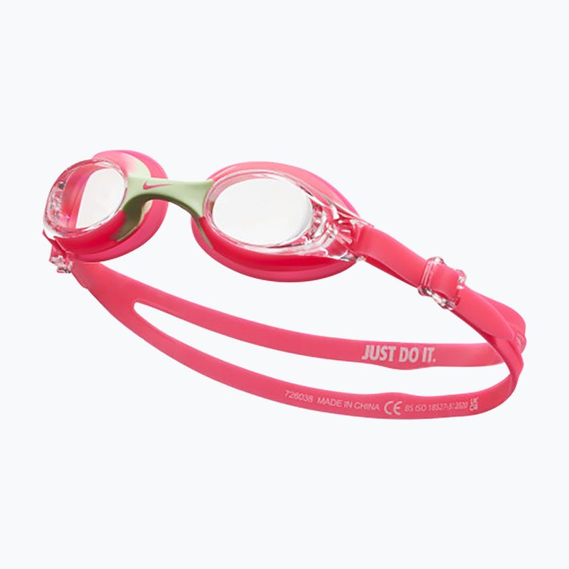 Детски очила за плуване Nike Lil Swoosh Junior hyper pink