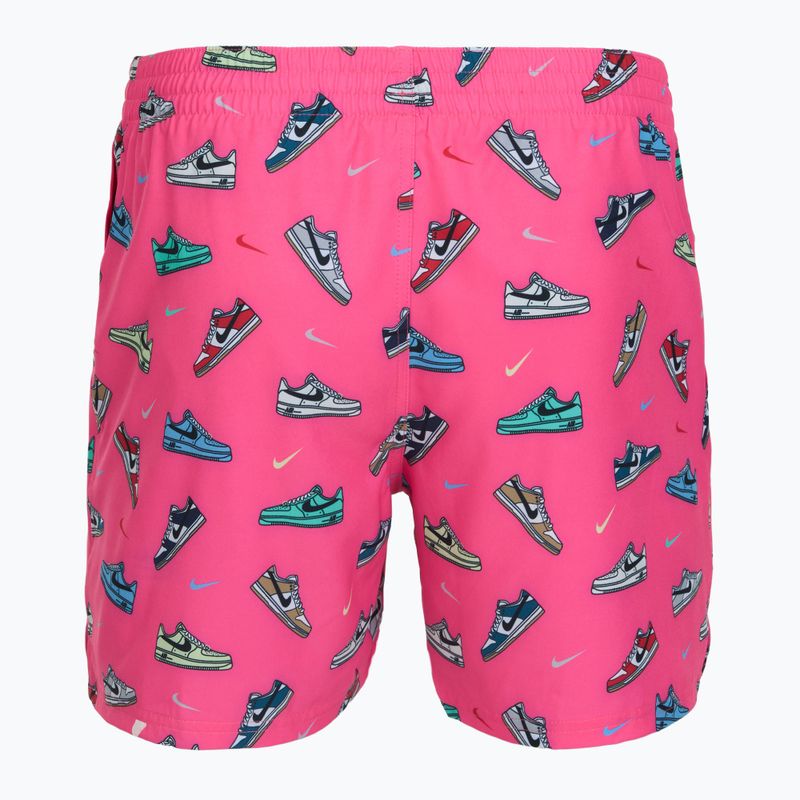 Мъжки шорти за плуване Nike Multi Print 5“ Volley pinksicle 2