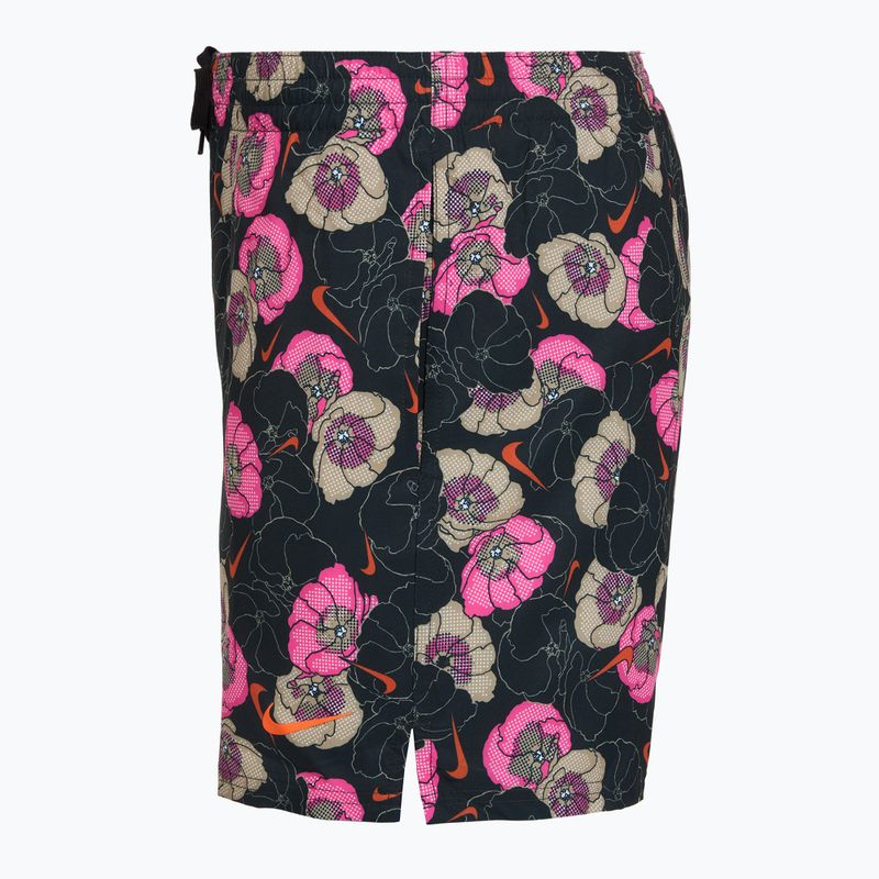 Мъжки шорти за плуване Nike Multi Poppy Print 5" Volley black 3