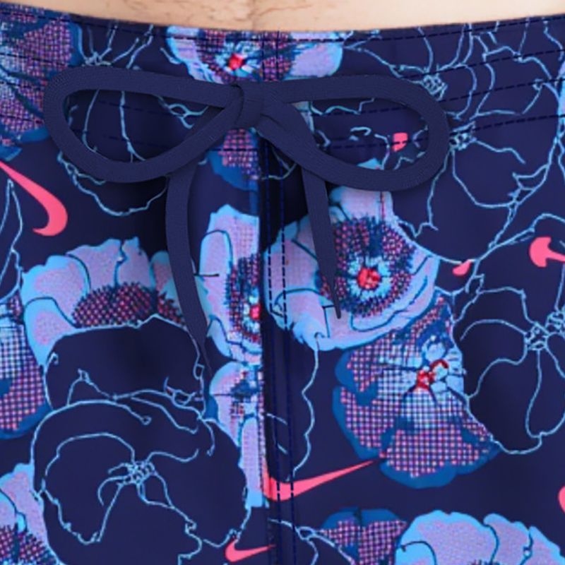 Мъжки шорти за плуване Nike Multi Poppy Print 5" Volley midnight navy 4