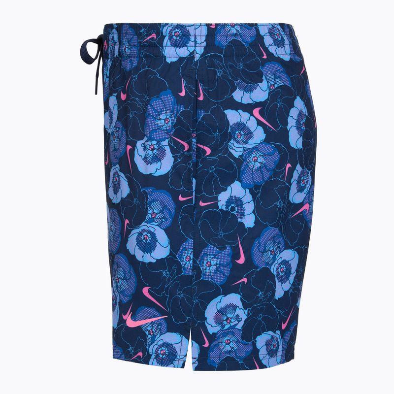 Мъжки шорти за плуване Nike Multi Poppy Print 5" Volley midnight navy 4