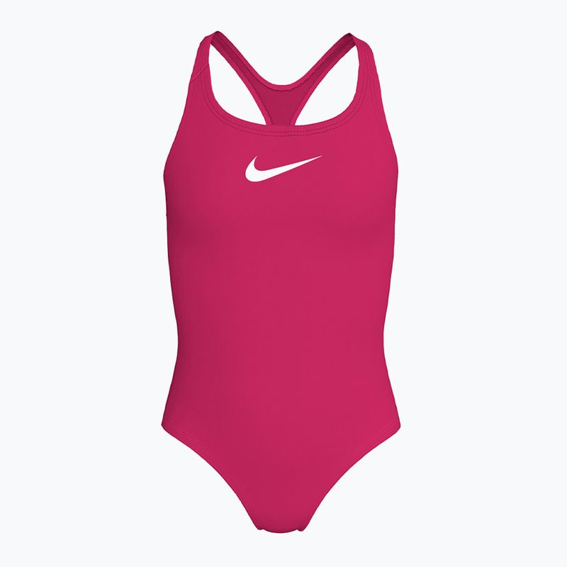 Детски цял бански костюм Nike Essential Racerback rush pink