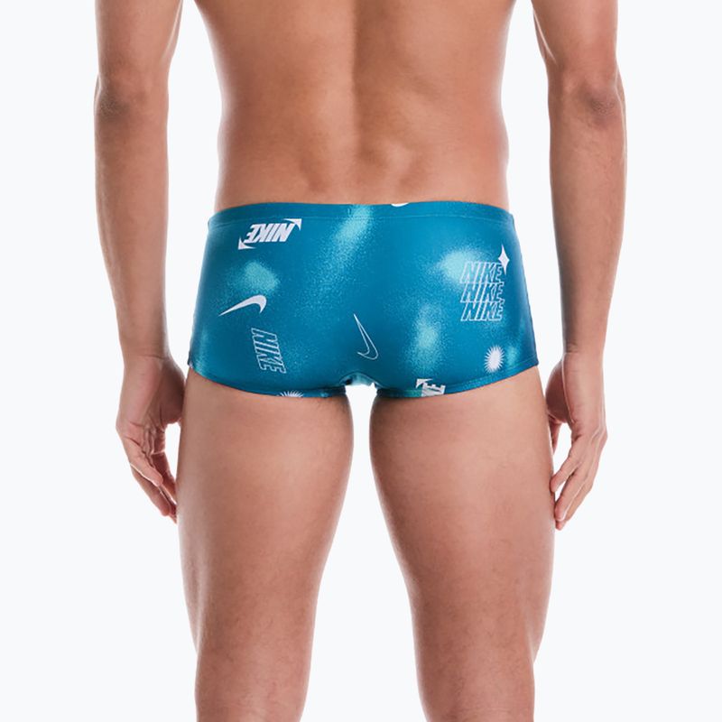 Мъжки слипове за плуване Nike Hydrastrong Square Leg Brief green abyss 3