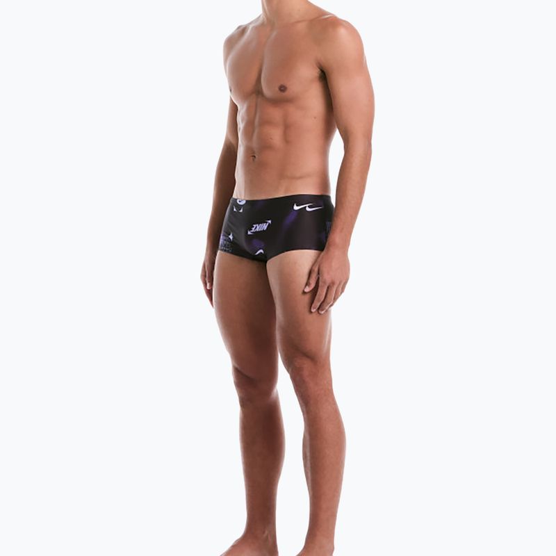 Мъжки слипове за плуване Nike Hydrastrong Square Leg Brief purple 2