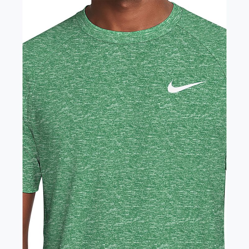 Мъжка тениска за плуване Nike Heather Hydroguard malachite 4