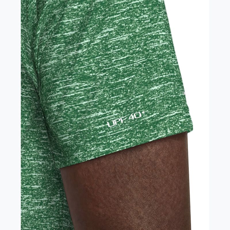 Мъжка тениска за плуване Nike Heather Hydroguard malachite 5