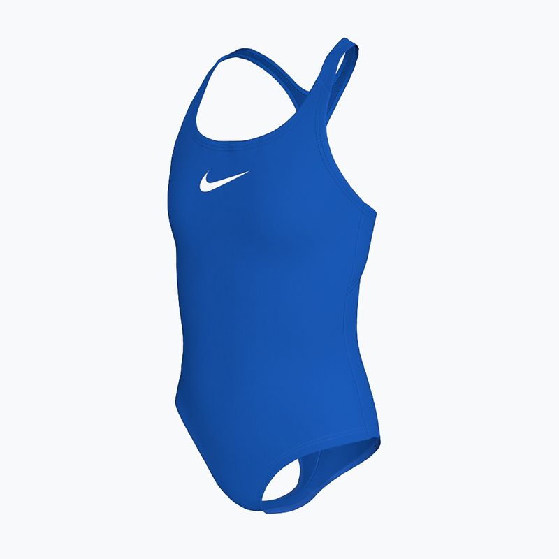 Детски цял бански костюм Nike Essential Racerback blue crystal 3