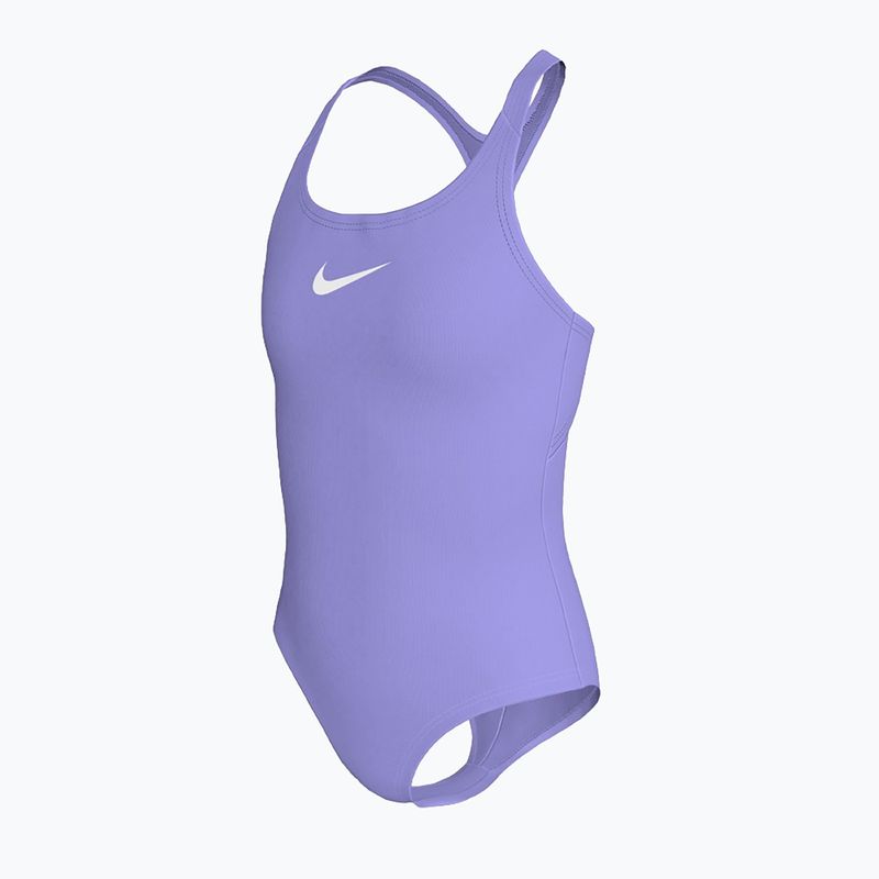 Детски цял бански костюм Nike Essential Racerback light thistle 2
