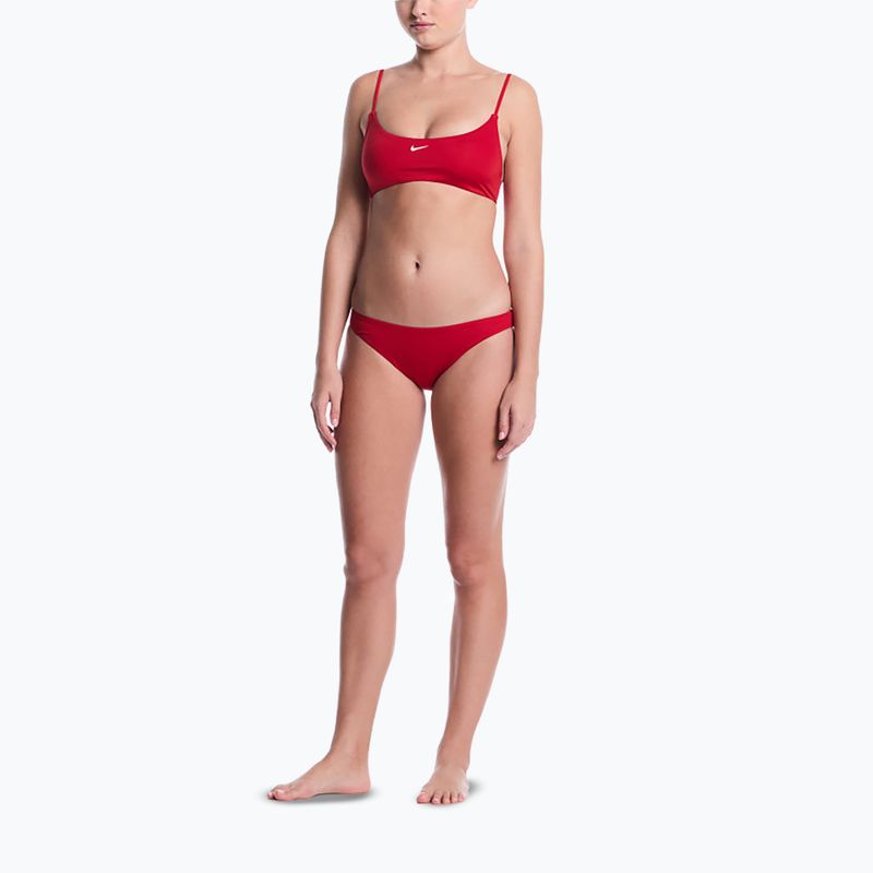 Дамски бански костюм от две части Nike Essential bralette bikini gym red 2