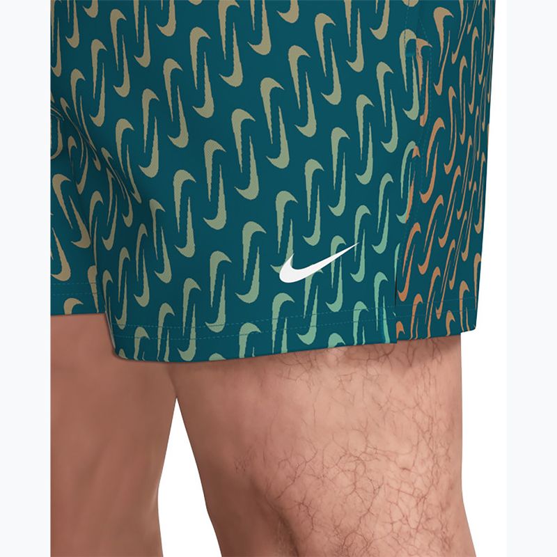 Мъжки бански шорти Nike Breaker Swoosh 5“ Volley green abyss 7