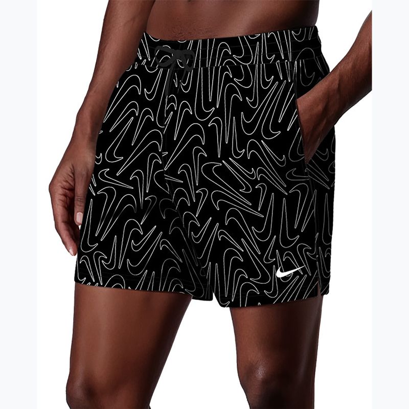 Мъжки бански шорти Nike Breaker Logofetti 5“ Volley black 3