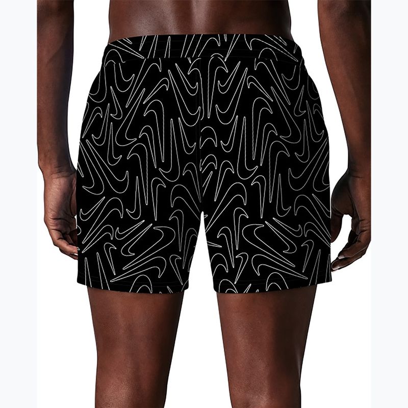 Мъжки бански шорти Nike Breaker Logofetti 5“ Volley black 4