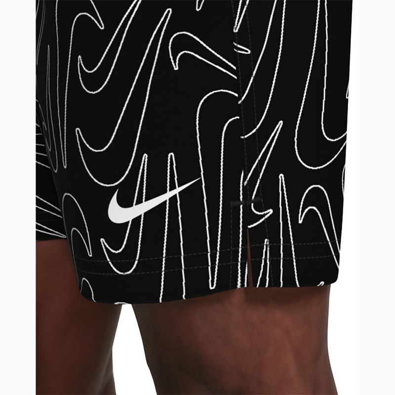 Мъжки бански шорти Nike Breaker Logofetti 5“ Volley black 7