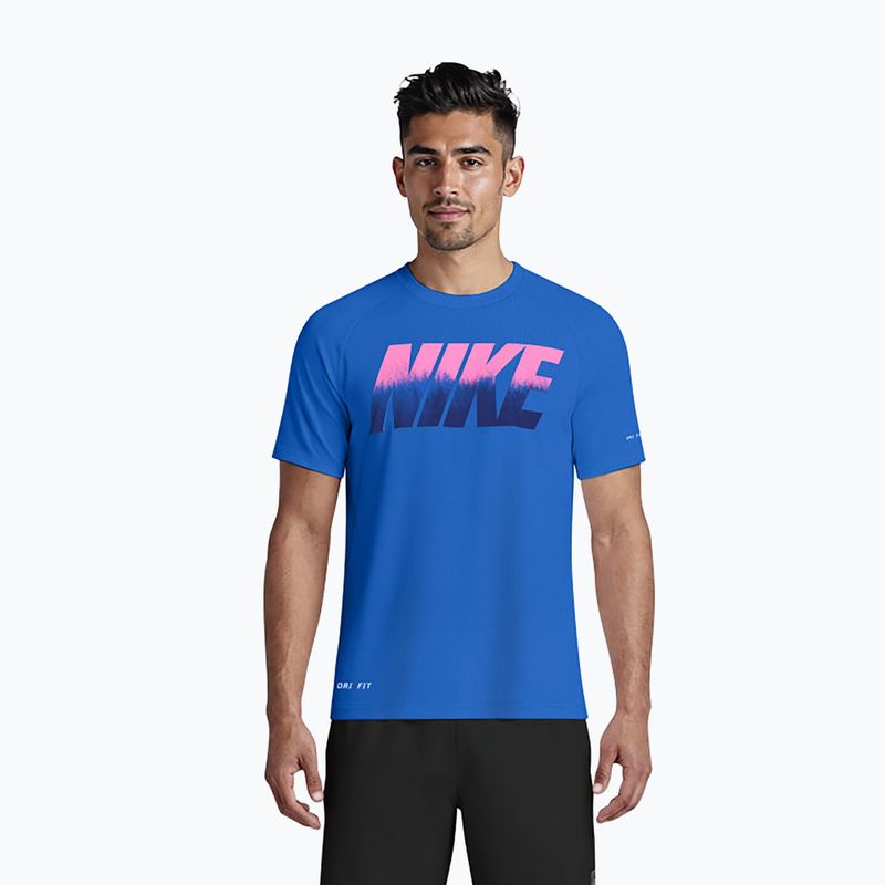 Мъжка тениска Nike Hydroguard Ocean Merge blue crystal
