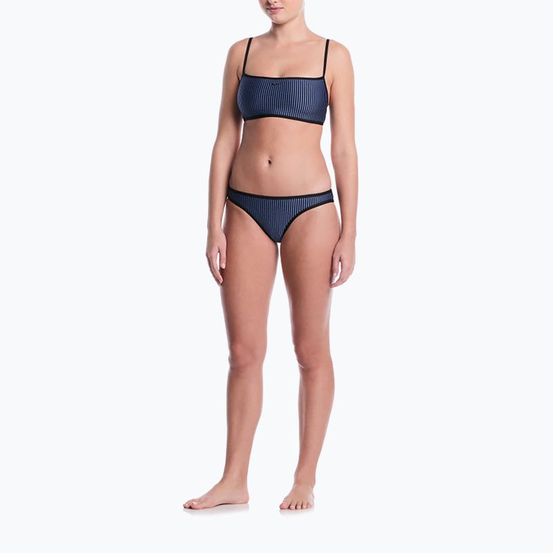 Горнище от бански костюм Nike Ripple Texture Bralette Classic Bikini slate 2