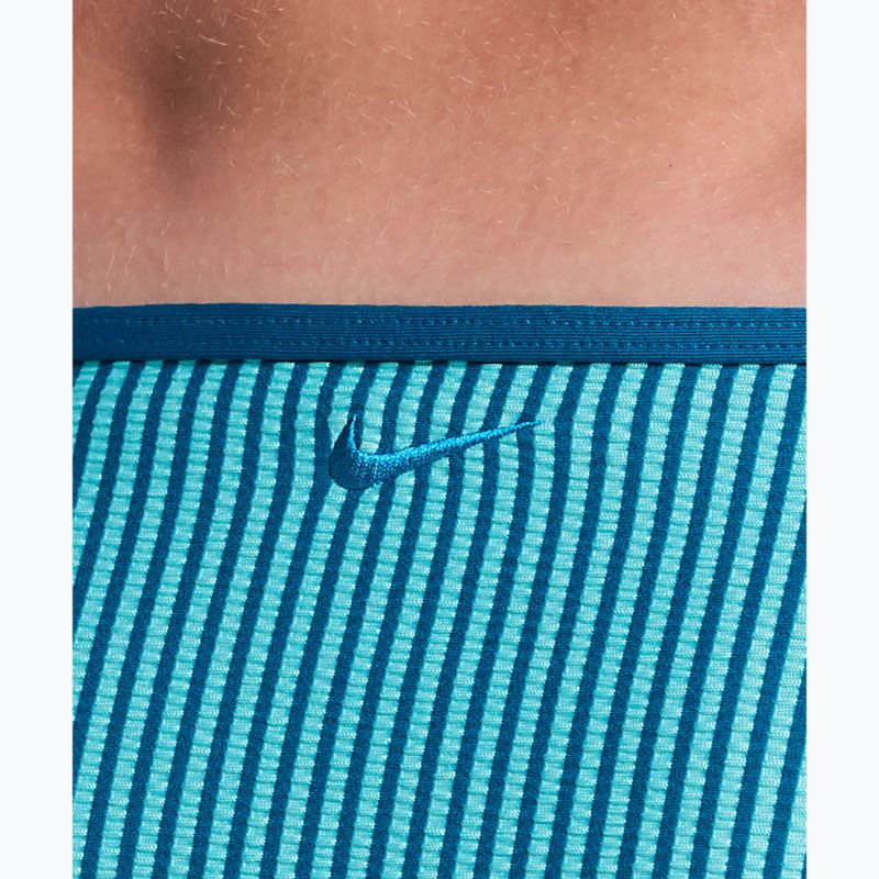 Долнище на бански костюм Nike Ripple Texture Hipster Bikini bleached turquoise 4