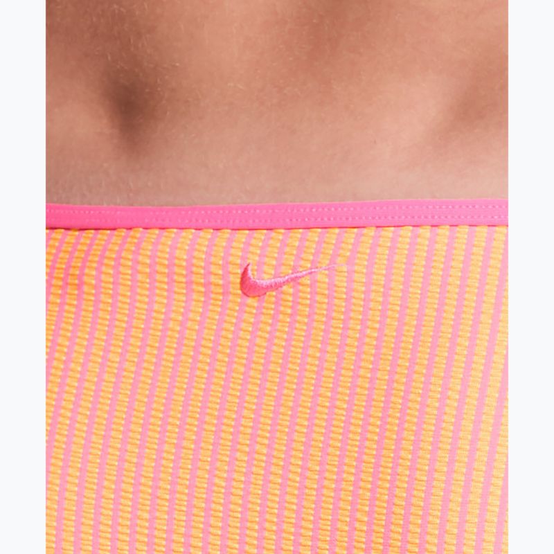 Долнище на бански костюм Nike Ripple Texture Hipster Bikini pink glow 4