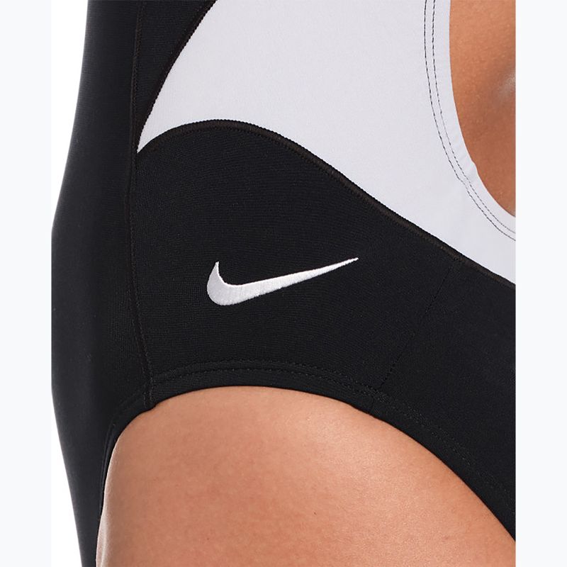 Дамски цял костюм за плуване Nike Hydrastrong Fly black/white 4