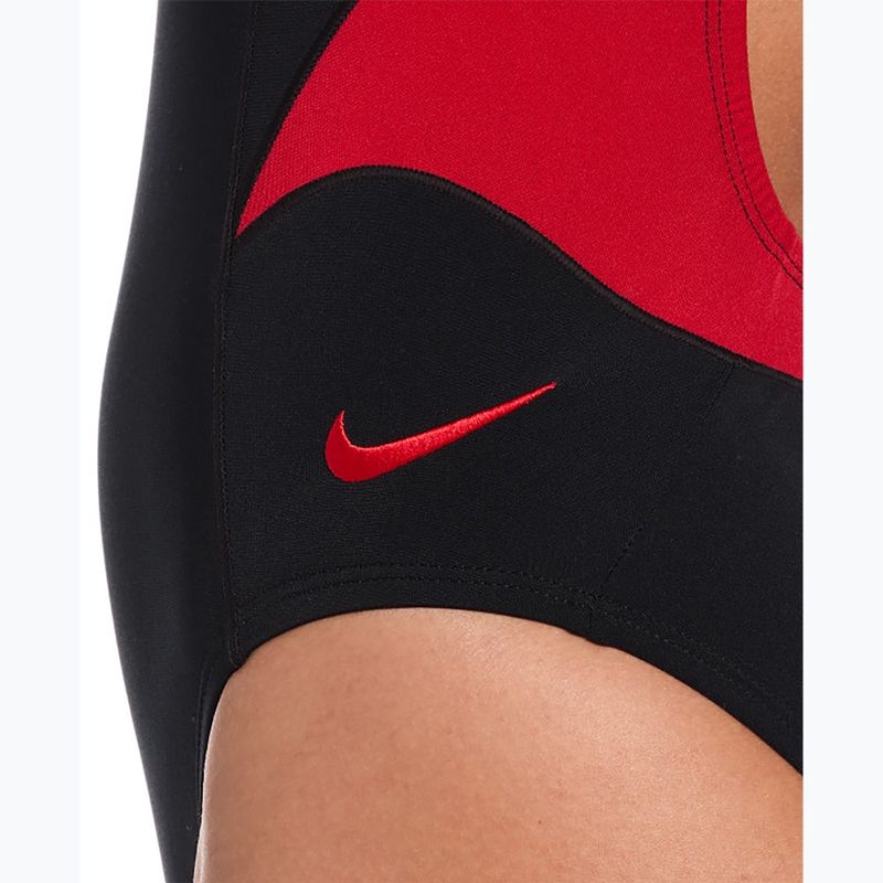 Дамски цял костюм за плуване Nike Hydrastrong Fly university red 4