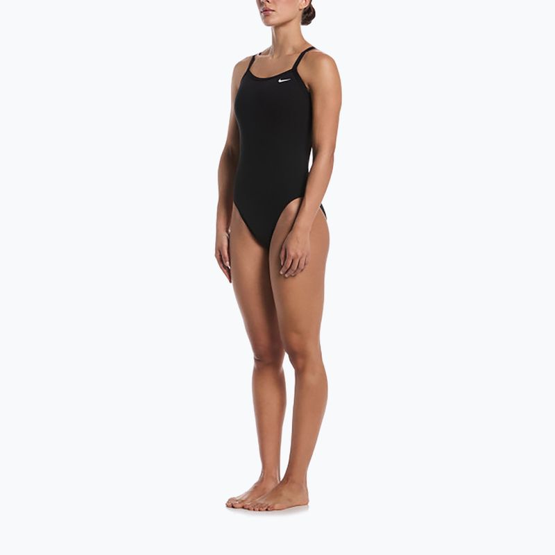 Дамски цял бански костюм Nike Solid Racerback black 2