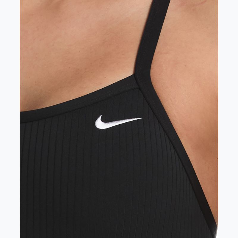 Дамски цял бански костюм Nike Solid Racerback black 4