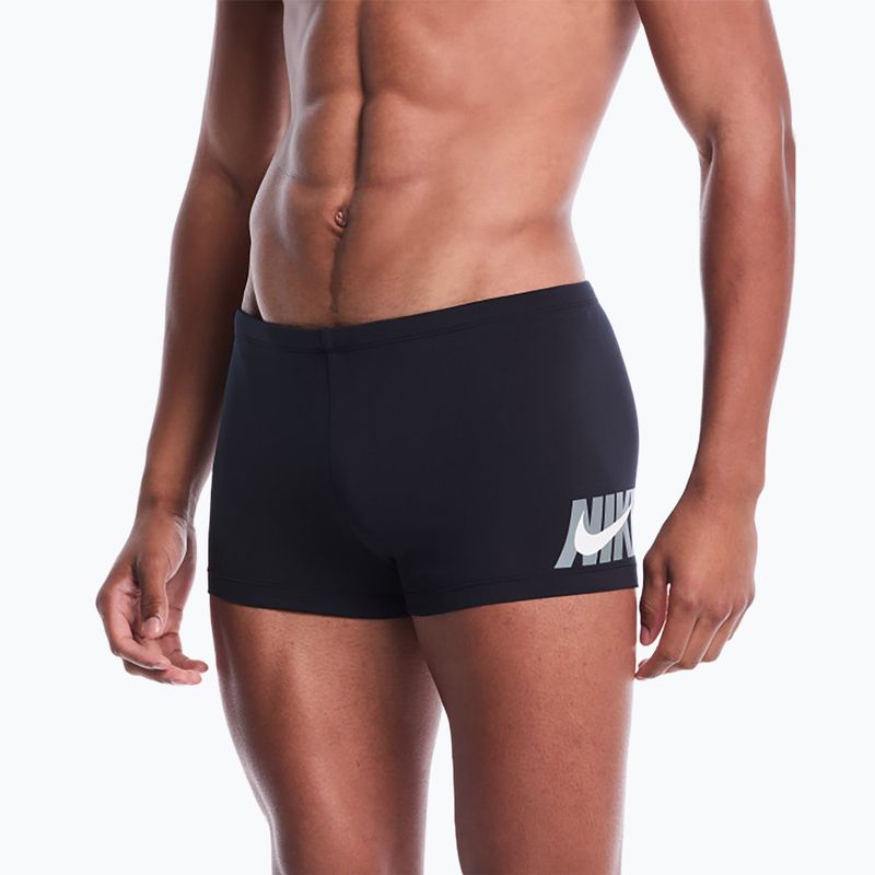 Мъжки боксерки за плуване Nike Logo Graphic Square Leg black 4